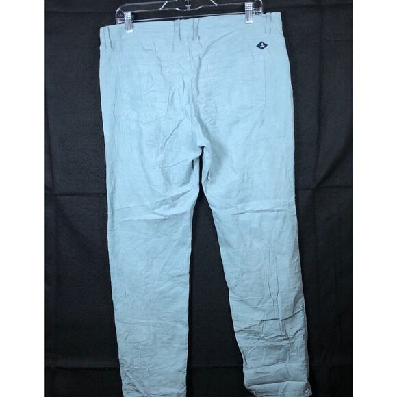 Sperry Womens Jeans Light Blue Corduroy Mid Rise Straight 100% Cotton 28 - Picture 9 of 13